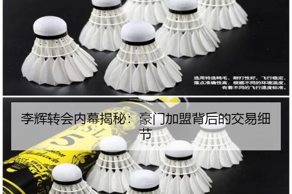 李辉转会内幕揭秘：豪门加盟背后的交易细节